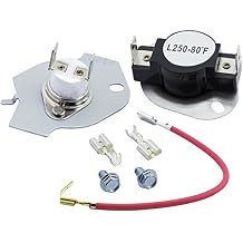 Upgraded 279816 Dryer Thermal Cut-off Kit - Compatible with Whirlpool Kenmore Maytag Amana Dryers - Replaces 3399848 AP3094244 PS334299 3977393 WED6200SW1 NED4600YQ0 NED4600YQ1 NED4655EW1