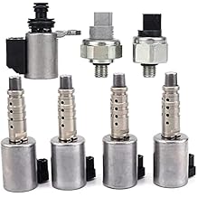 JF017E RE0F10E Transmission Solenoids Kit with Pressure Sensor Compatible with Nissan Altima Infiniti JX35 2012-2016