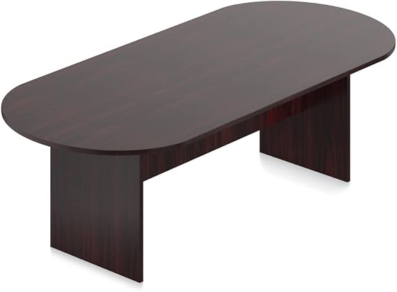 GOF 6FT, 8FT, 10FT Racetrack Conference Table Set G11776 Mahogany, 8ft Table