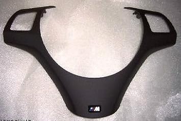 BMW Black E90 E91 E92 E93 3 Series 2006+ M Sport Steering Wheel Trim NEW