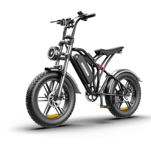 DEEPOWER S20 Electric Bike for Adults, 1500W Peak Motor, Up to 32MPH, 48V 132025AH Removable Battery, 20 Fat Tire Ebike, Long Range All-Terrain Electric Dirt Bike