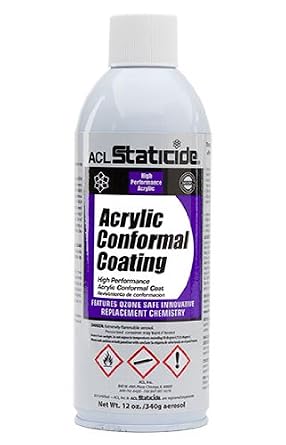 ACL Staticide 8690 Acrylic Conformal Coating, Aerosol, 12 oz.