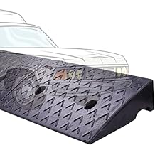 Curb Ramps for Driveway,Durable Low Car Ramp,Curb/Pavement/Garage Ramp,Huge Rubber Ramp for RV,Truck,Caravan,Buggy