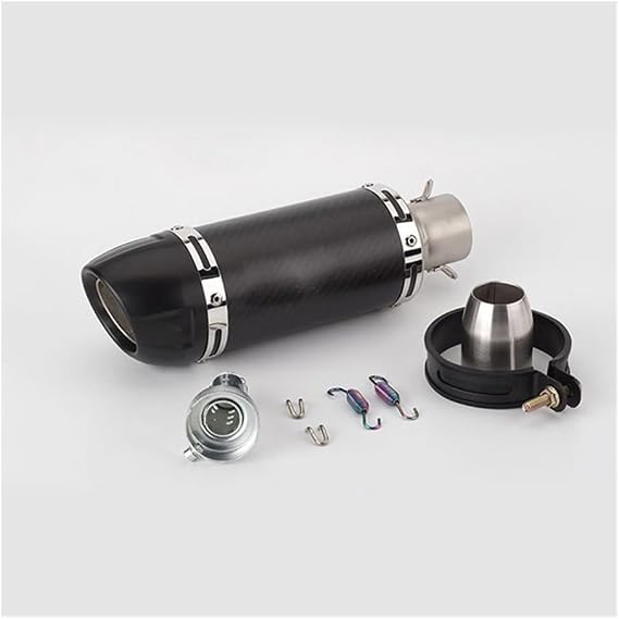 DAVBIR Exhaust System Muffler Universal 51mm Motorcycle Modified Arrow Exhaust Muffler Pipe With DB Killer E-Mark For Z900 MT07 R3 R25 MT09 Z400 Motorcycle Exhaust Silencer (Color : 1)