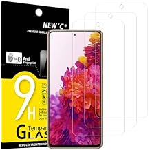 NEW'C 3 Pack Designed for Samsung Galaxy S20 FE / S20 FE 5G Screen Protector Tempered Glass, Case Friendly Scratch Resistant,Bubble-Free, Ultra Resistant