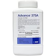 BASF Advance 375A Granular Ant Bait, Indoor or Outdoor, Kills Fire, Odorous House, Carpenter, Little Black and Argentine Ants, Ready to Use, 8 Ounce