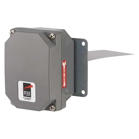 Johnson Controls F261KAH-V01C Flow Switch, degrees_fahrenheit, to volts, amps, ,