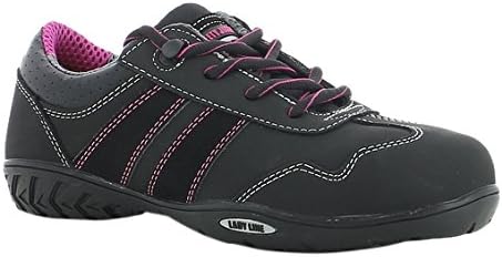SAFETY JOGGER CERES Women's Safety Toe Lightweight EH PR Water Resistant Shoe, W 7, Black