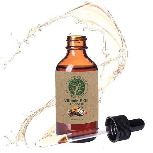 Mother Natures Essentials Vitamin E Oil Organic 14,000IU d-alpha-tocopherol, coconut Oil, organic Jojoba, natural Vitamin C. 1oz. 2-Pack