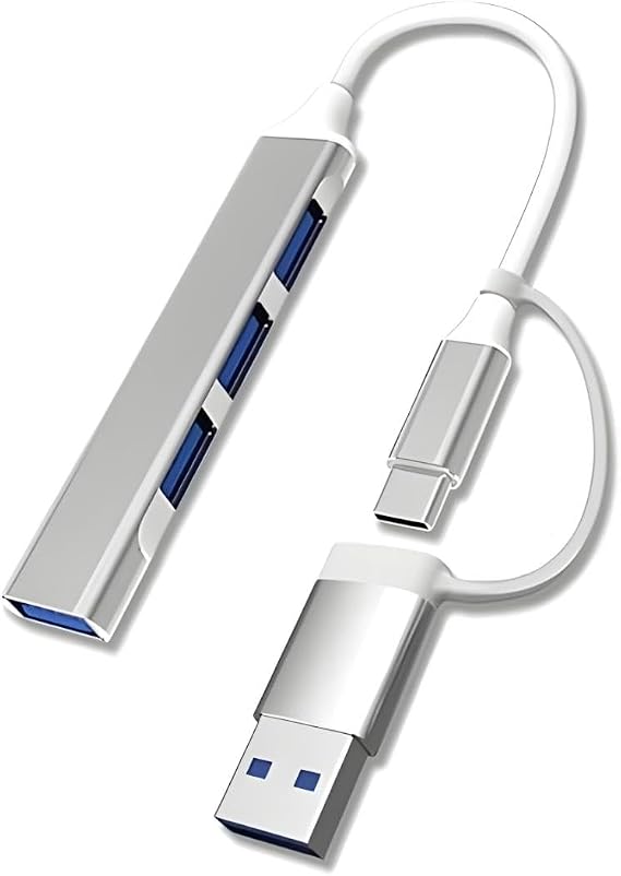 Lunatic 3360 Usb 3.0 Type C Hub 4 Port Çoklayıcı Çoğaltıcı Çevirici Dönüştürücü Adaptör 2'si 1 Arada USB & Type-C 4 Portlu Hub USB Type-A & USB Type-C (Hibrit Tasarım) 5 Gbps (USB 3.0 Destekli)