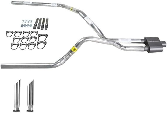 Truck Exhaust Kits - DIY Dual Exhaust System 2.5" Mandrel Bent Pipe
