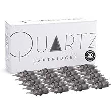 Peak - Quartz Cartridge Tattoo Needles - 1207RL - Single-Use Cartridges for Safe Professional Tattooing, Disposable & Sterile Tattoo Supplies (Box of 20)