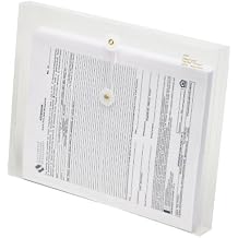 Lion String-A-Long Clear Poly Envelopes with Gusset, Letter, Side Load, 6 EA/Pack, 1 Pack (32030-CR)