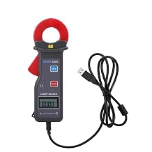 ETCR6300 Current Tester Clamp Meter High Accuracy Clamp Leakage Current Meter AC Range 0.000mA to 60.00A LCD Display Resolution 0.001mA Clamp Size 2530mm with USB Interface