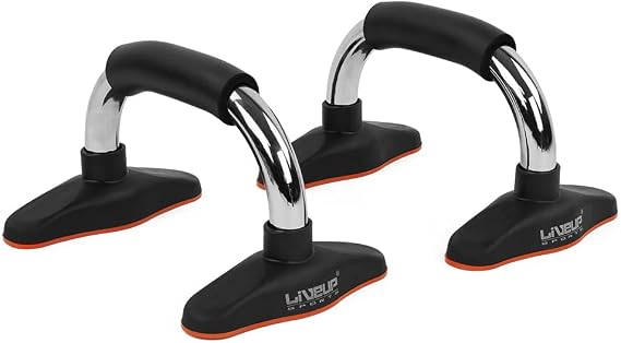 Liveup LS3162 Chrome Push Up Bar