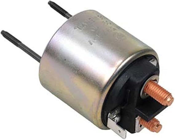 GGDZTMNB 12V Solenoid Fits Europe Bx 1.8 Stud-Mount Type Ced54 103794-Paris Rhone Male Spade-Terminal Switch Left M4 X 0.7 Thd-Threads Mounting 3-Terminals 12-Volts