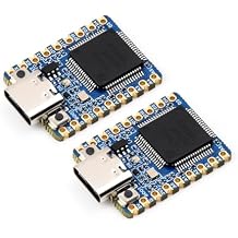 Waveshare 2PCS RA4M1-Zero Mini Development Board, Based on 32-Bit MCU-RA4M1, 48MHz Operating Frequency, Built-in FPU, Supports Firmware Encryption