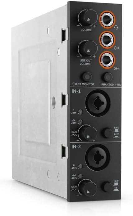 Professional Recording Live Arranger External Sound Card Equipment Audio Interface for Guitarist, Vocalist, Podcaster or Producer High-Fidelity, Studio Quality Recording, and All the Software Record