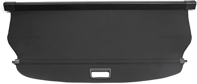 LadyCent Car Retractable Rear Trunk Parcel Shelf for Ford EcoSport 2012-2017, Black Car Rear Trunk Cover Cargo Shade