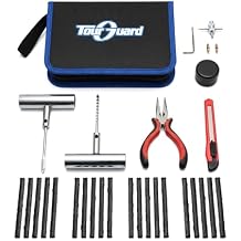 Flat Tire Repair Kit with Plugs 31 Pcs for Car, Motorcycle, ATV, Jeep, Truck, Tractor Flat Tire Puncture Repair