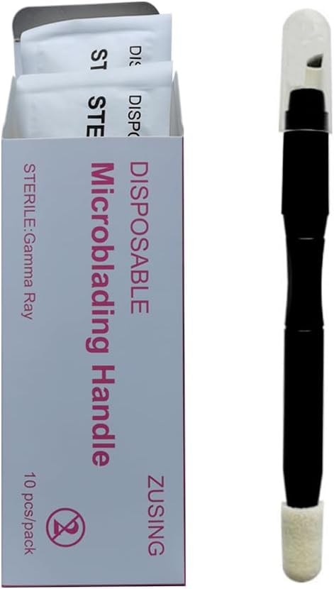 Disposable Microblading Pens 12 Pins with Pigment Brush