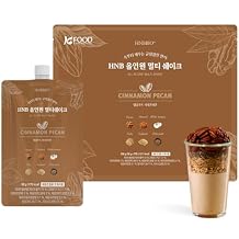 Korean Food All-In-One Multi Shake Cinnamon Pecan(50g*7 Packs) Dietary Fiber, Essential Amino Acids, Vitamins, 7-Day Convenient Individual Packs (12.35 oz)