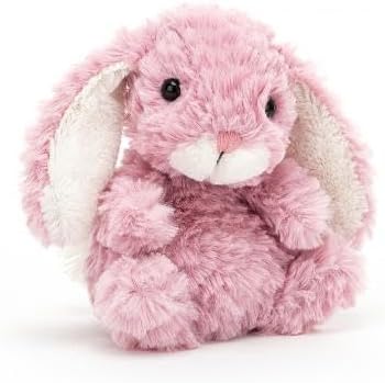 Jellycat Peluche Yummy Bunny Tulip Pink - l : 9 cm x H: 13 cm