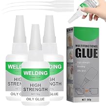 Magic Glue, Universal Super Glue Strong Bonding Magic Glues Multifunctional Magic Glues Oily Glue All Purpose Super Glues for Metal, Plastic, Wood, Ceramics (3 Pcs)