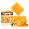 3 Pack Turmeric Soap Bar for Face & Body Cleanser, Organic Turmeric Soap, Smooth Skin and Moisturizing, All Natural Tumeric Soap, Handmade Turmeric Face Soap Ginger Soap, 3.53oz 3