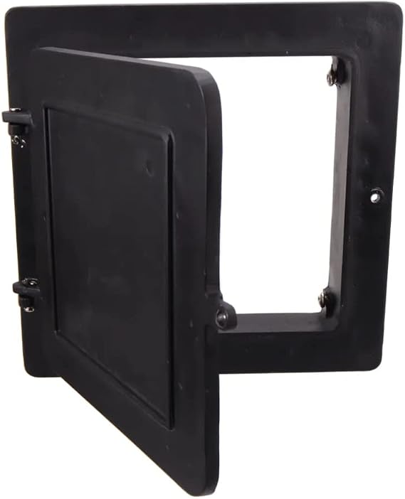 Gelco 12" x 12" Lyemance Cleanout Door - Black Chimney Door