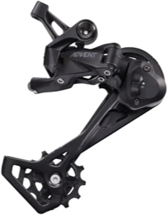 Rear Derailleur for 1x9s, Active Motion RD+ with Clutch, Direct Cable Pull Design, for Wide Range 40~46T, Total Capacity 41T, Shimano Not Compatible, Design with SL-M8195-R, Am