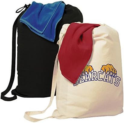 Large Cotton Laundry Bags - 6 Pack