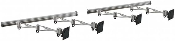Double Arm Wall Mount for Four Monitors (HMW-41A2)