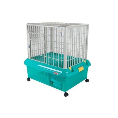 IRIS Indoor Plastic Rabbit Cage, Green