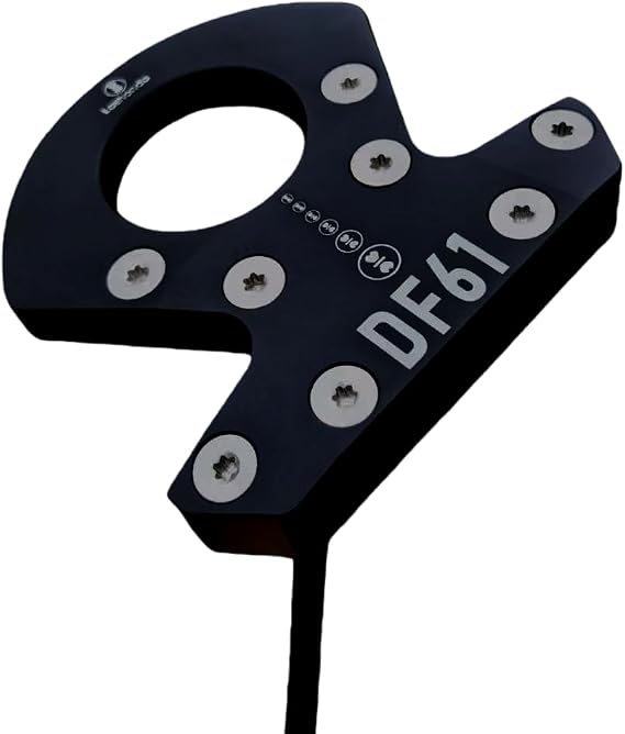 Lashonda Golf Club Head Driver DF61 with Tungsten Steel Screws, Featuring a self-aligning Central Shaft with Zero-Torque Operation for Smooth Play.