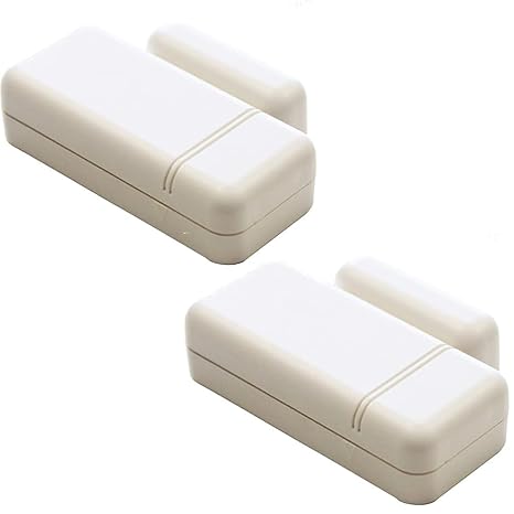 Qolsys DW Mini-S (2-Pack) Wireless Contact Sensor for Windows & Doors - S-Line Encrypted 319.5 MHz - Window Alarm Sensor for Smart Home - Create Personalized Notifications & Rules