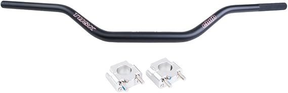 Tusk Universal Big Bar Clamp and Bar Kit Tusk Chub Big Bar Moto Bend Black For Honda CRF300L Rally 2021-2024