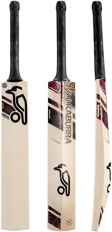 Kookaburra Indigenous Kahuna Pro Players English Willow Cricket Bat Short Handle Adult Standard Weight | Free Knocking & Preparation Included | | Anti-Scuff Face | Bat Cover Included