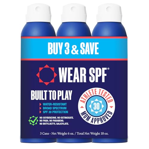 Wear SPF Mineral Performance Sunscreen Spray Water & Sweat-Resistant SPF 3