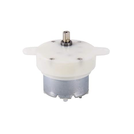 Mini 12V 3 RPM Micro Gear Box Electric Motor,4mm Shaft Diameter High Torque DC Motor,Slow Speed Electric Motor for Mobile Phone Display;Handicraft Display; Jewelry Display; Gift Display