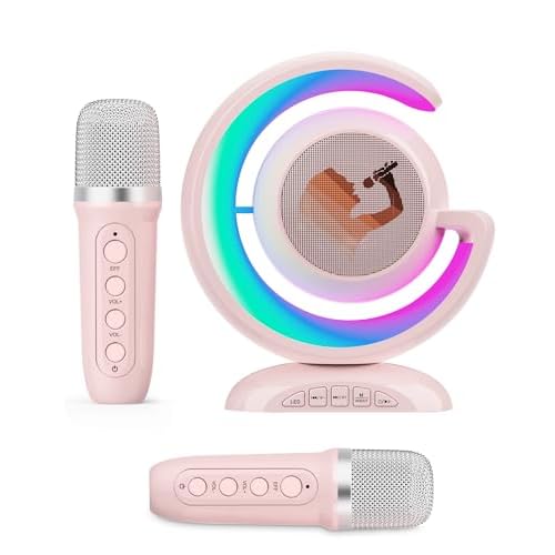 Smart Karaoke Machine with Lyrics Display, Built-in 14.0 Touch Screen, with Bluetooth Party Speaker and Two Wireless Mics, Portable PA System for Home Outdoor Party S2