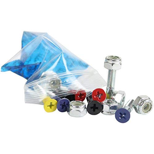 Dimebag Hardware Skateboard Mounting Nuts and Bolts 1 Phillips - Skateboard Truck Hardware - Lots of Colors