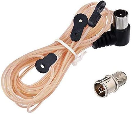 Superbat FM Aerial Dipole HiFi Indoor Radio Antenna with F Male Connector