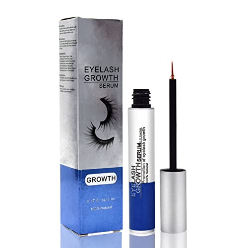 Premium Eyelash Growth Serum - 3ml Fuller & Longer Looking Eyelashes Lash Enhancing Serum for Natural Lashes or Lash Extensions & Brows, Vegan & Cruelty-Free
