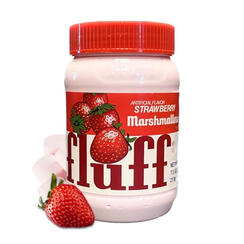 Fluff Marshmallow Spread, Delicious Strawberry Flavor, 7.5oz Pack of 1