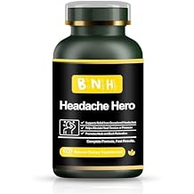 Headache Hero - Relaxes Head & Neck Muscles - Helps Prevent Future Migraines - Not for Immediate Relief - Improves Oxygen to Brain - 14 Natural Ingredients - Tension in Shoulders & Scalp - 150 Count