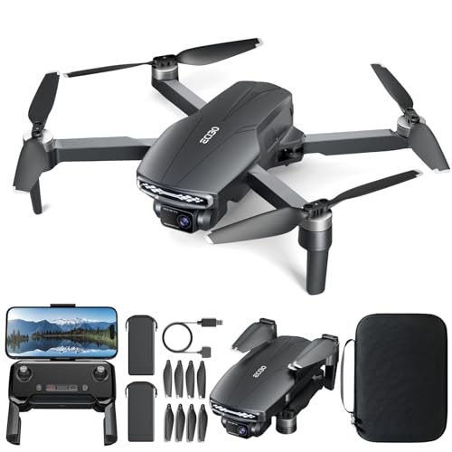 Brushless Motor Drone with Camera for Adults 4K,Optical Positioning,Long Range 5G FPV Video Transmission,120FOV Camera, 90Adjustable Lens,2Batteries, Carrying Case, Easy for Beginner,Under249G