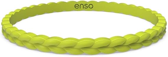 Enso Silicone Bracelet Weave Stackable Bracelet - Hypoallergenic Rubber Wristband Comfortable Flexible Band for Active Lifestyle - Medical Grade Silicone