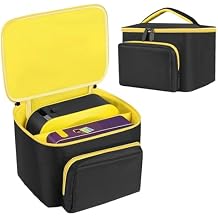 Card Launcher Storage Bag Compatible with UNO Attack Mega Hit Card Game and Accessories Storage.(CASE ONLY,NO CARDS AND LAUNCHERS) (Yellow)