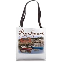 Rockport, MA Harbor, Motif #1, Bearskin Neck, Lobster Boats Tote Bag